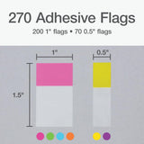 Redi-Tag Pop Up Page Flags - Assorted Colors, 270 count-012534023462-LR-362710-3-LR eShop