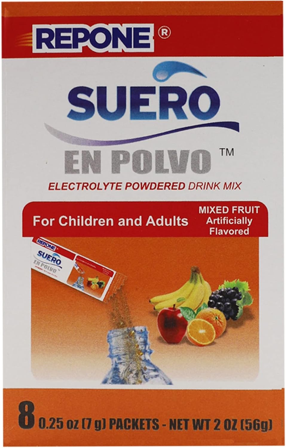 REPONE Suero Electrolyte Powder Solution - Fruit Flavor, 8 Count-852239006946-LR-355711-1-LR eShop