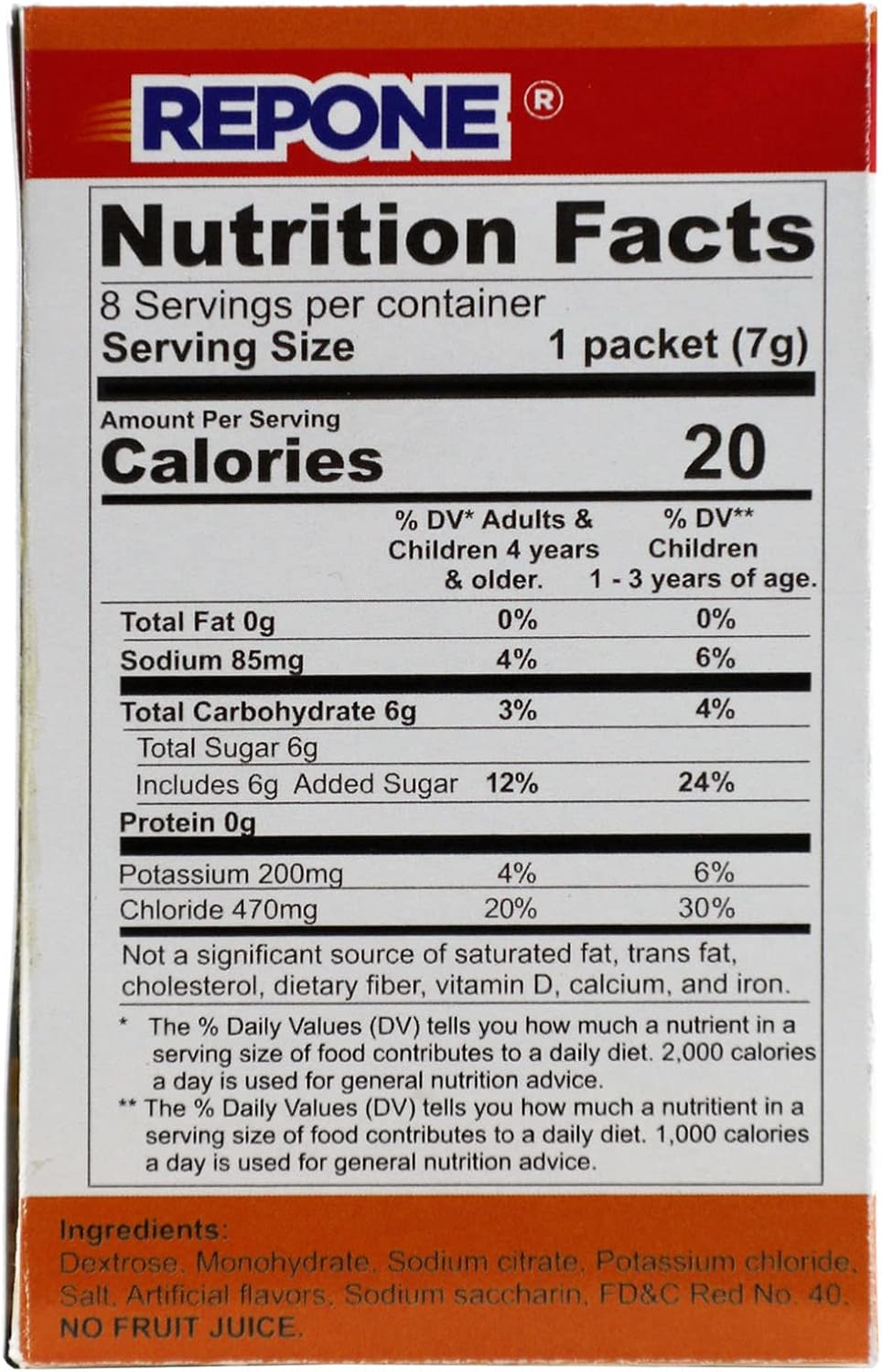 REPONE Suero Electrolyte Powder Solution - Fruit Flavor, 8 Count-852239006946-LR-355711-7-LR eShop