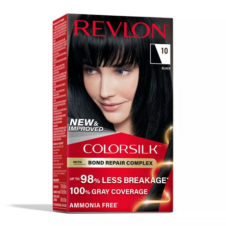 REVLON ColorSilk Permanent Hair Color with Bond Repair Complex - 010 Black-309970185015-LR-344510-1-LR eShop