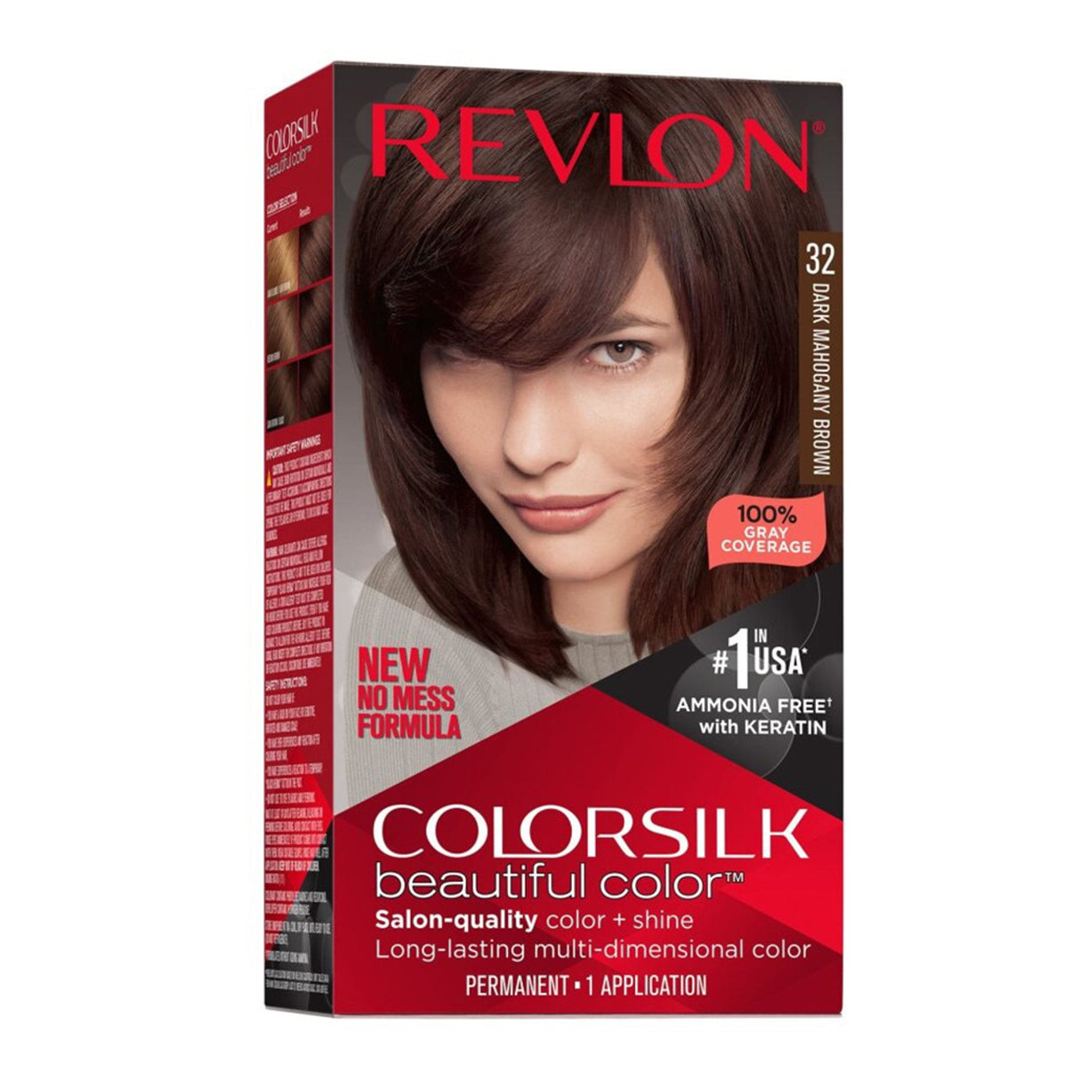 REVLON ColorSilk Permanent Hair Color with Bond Repair Complex - 32 Dark Mahogany Brown-309970184674-LR-349579-1-LR eShop
