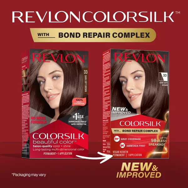 REVLON ColorSilk Permanent Hair Color with Bond Repair Complex - 33 Dark Soft Brown-309970184681-LR-349580-4-LR eShop