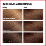 REVLON ColorSilk Permanent Hair Color with Bond Repair Complex - 43 Medium Golden Brown-309970184759-LR-344518-3-LR eShop