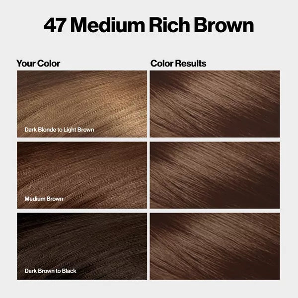 REVLON ColorSilk Permanent Hair Color with Bond Repair Complex - 47 Medium Rich Brown-309970184797-LR-344519-3-LR eShop
