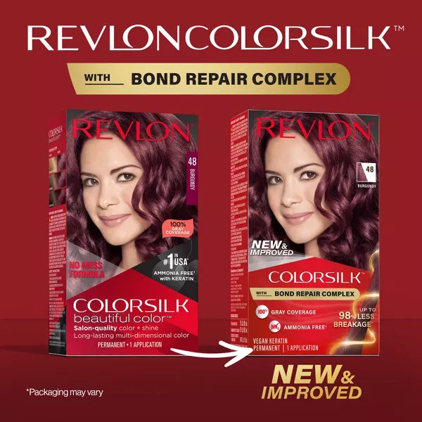 REVLON ColorSilk Permanent Hair Color with Bond Repair Complex - 48 Burgundy-309970184803-LR-344520-4-LR eShop