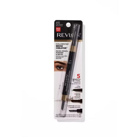 REVLON ColorStay Brow Creator Brow Pencil & Powder - 610 Dark Brown-309977334034-LR-326807-2-LR eShop