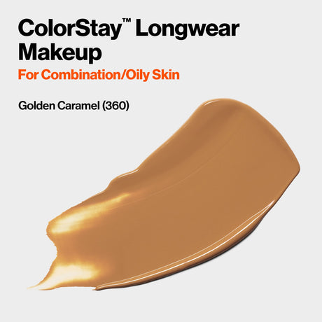 REVLON ColorStay Longwear Makeup for Combination & Oily Skin - 360 Golden Caramel-309975410143-LR-174275-2-LR eShop