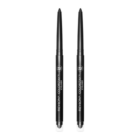REVLON ColorStay Pencil Waterproof Eyeliner With Built-In Sharpener - 201 Black, 2 count-309977809013-LR-360591-2-LR eShop