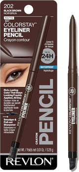 REVLON ColorStay Pencil Waterproof Eyeliner With Built-In Sharpener - 202 Black Brown-309973978027-LR-161641-1-LR eShop