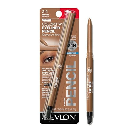 REVLON ColorStay Pencil Waterproof Eyeliner With Built-In Sharpener - 212 Bronze-309970263775-LR-358339-1-LR eShop