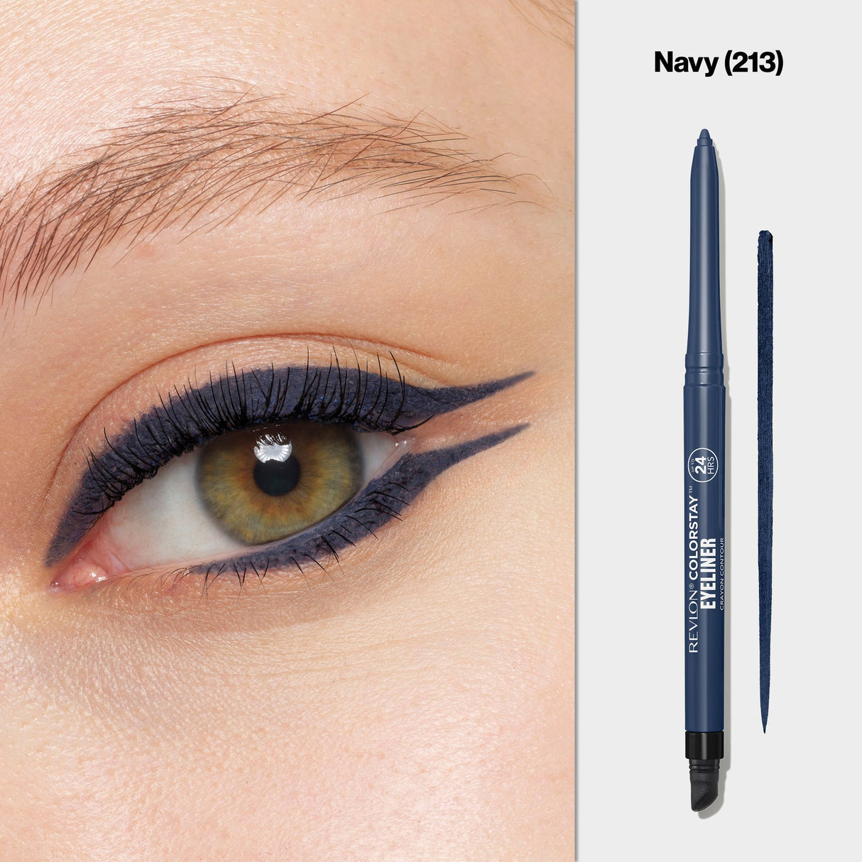 REVLON ColorStay Pencil Waterproof Eyeliner With Built-In Sharpener - 213 Navy-309970263782-LR-358340-4-LR eShop