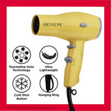 REVLON Compact Hair Dryer - Yellow, 1875 Watts-0761318052609-LR-355582-3-LR eShop