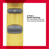 REVLON Compact Hair Dryer - Yellow, 1875 Watts-0761318052609-LR-355582-5-LR eShop