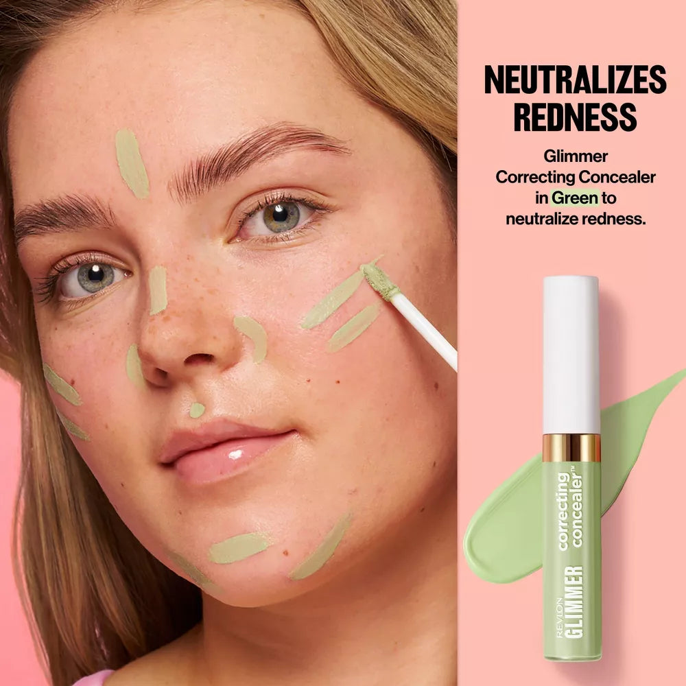 REVLON Glimmer Brightening Concealer - 100 Green, 0.3 oz-309970282400-LR-358355-3-LR eShop