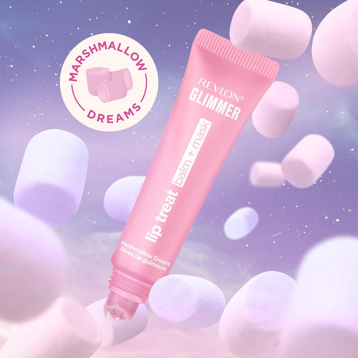 REVLON Glimmer Lip Treat Balm + Mask - 002 Marshmallow Dreams-309970270919-LR-360586-3-LR eShop