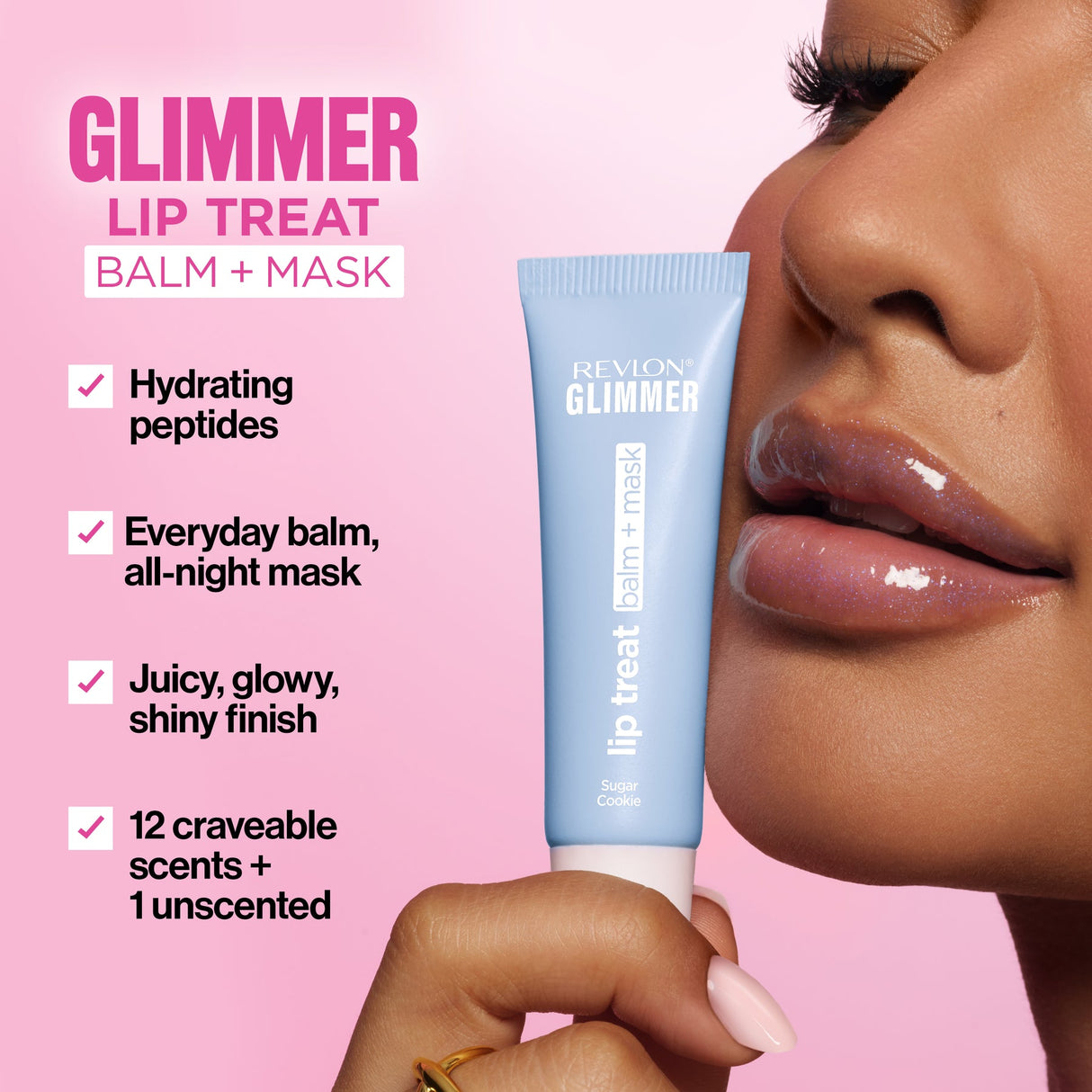 REVLON Glimmer Lip Treat Balm + Mask - 011 Strawberry Swirl-309970289539-LR-364633-7-LR eShop