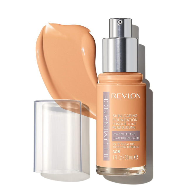 REVLON Illuminance Skin-Caring Foundation - 305 Medium Sand-309970208899-LR-349516-1-LR eShop