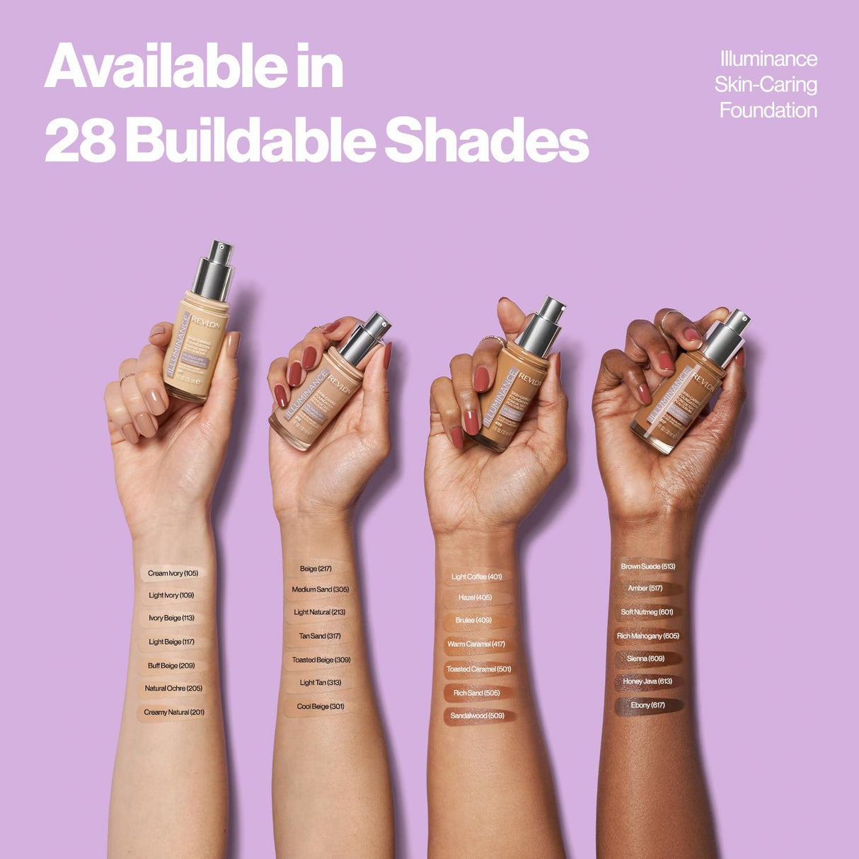 REVLON Illuminance Skin-Caring Foundation - 401 Light Coffee-309970208936-LR-349522-4-LR eShop