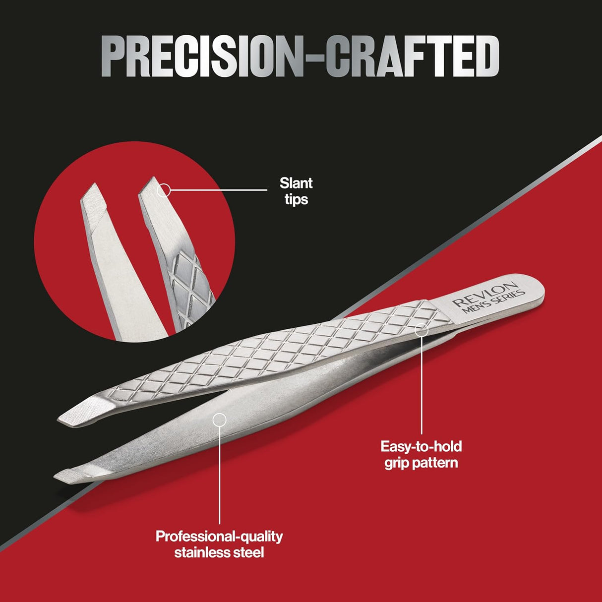 REVLON Men's Series Slant Tip Tweezer-309975420975-LR-309636-4-LR eShop