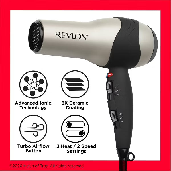 REVLON Perfect Heat Volumizing Turbo Hair Dryer, 1875 Watts-761318004738-LR-291085-5-LR eShop