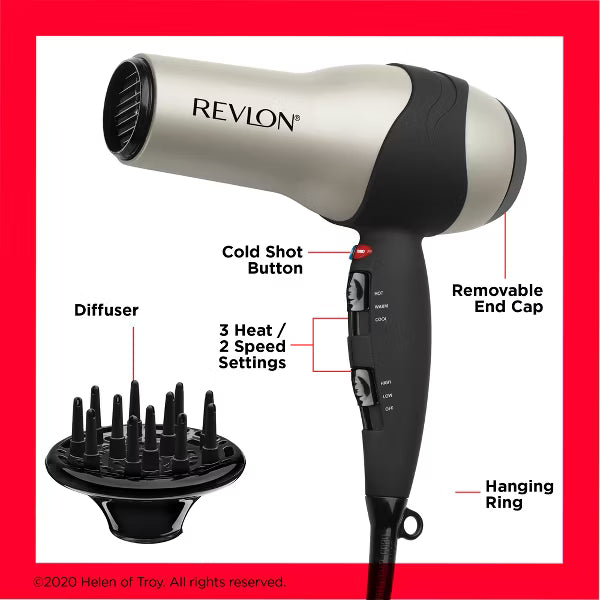REVLON Perfect Heat Volumizing Turbo Hair Dryer, 1875 Watts-761318004738-LR-291085-6-LR eShop