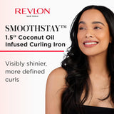 REVLON SmoothStay Coconut Oil Infused Hair Curling Iron, 1.5"-761318011910-LR-361504-2-LR eShop