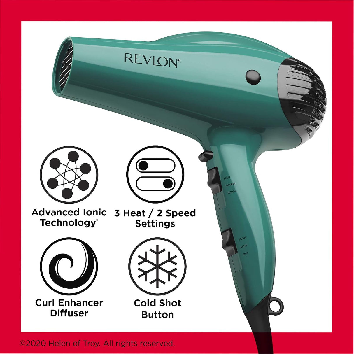 REVLON Volume Booster Hair Dryer - Green-761318350361-LR-355592-6-LR eShop