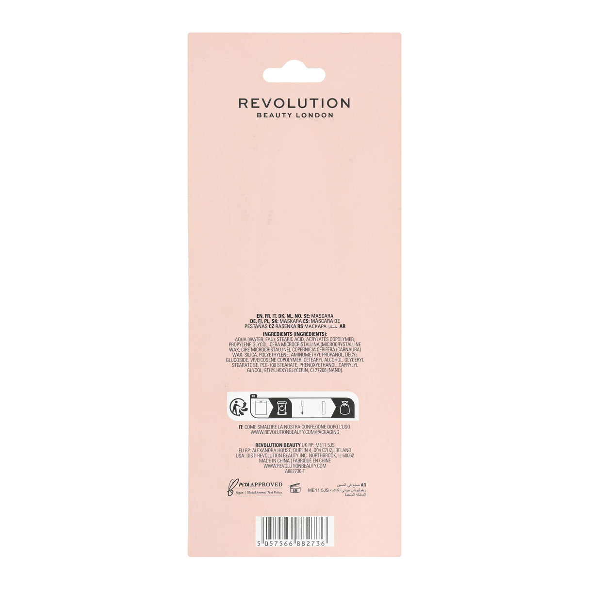 REVOLUTION Big Lash Fierce Volume Mascara - Midnight Black, 0.31 oz-5057566882736-LR-361958-5-LR eShop