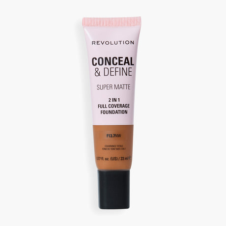 REVOLUTION Conceal and Define Full Coverage Tube Foundation - F13.7NW, 0.77 oz-5057566846929-LR-361936-1-LR eShop