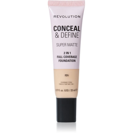 REVOLUTION Conceal and Define Full Coverage Tube Foundation - F3N, 0.77 oz-5057566846653-LR-361924-1-LR eShop