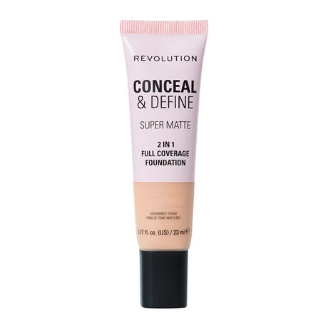 REVOLUTION Conceal and Define Full Coverage Tube Foundation - F5NW, 0.77 oz-5057566846677-LR-361926-1-LR eShop