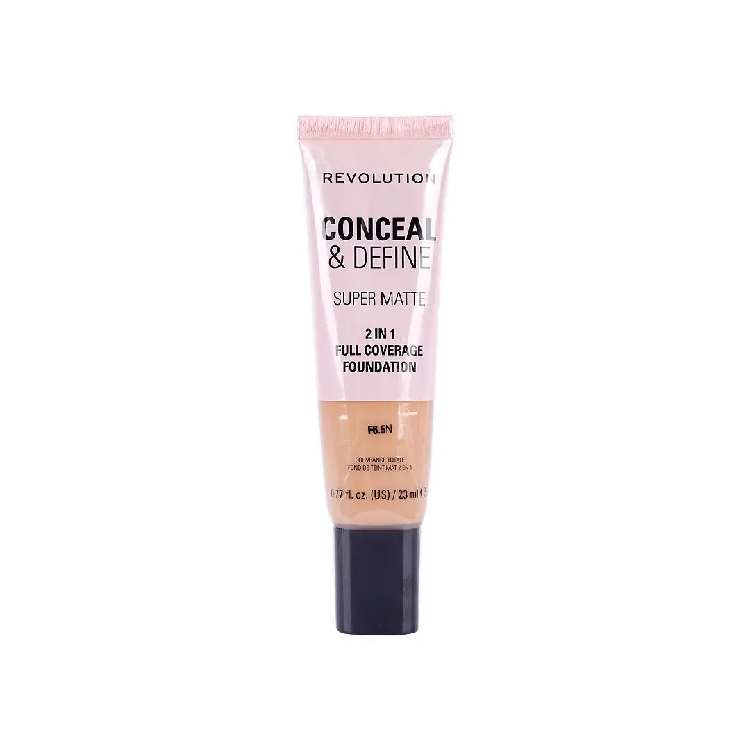 REVOLUTION Conceal and Define Full Coverage Tube Foundation - F6.5N, 0.77 oz-5057566846707-LR-361928-1-LR eShop