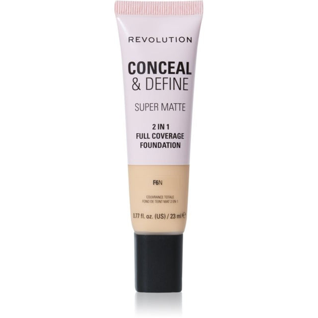 REVOLUTION Conceal and Define Full Coverage Tube Foundation - F6N, 0.77 oz-5057566846684-LR-361927-1-LR eShop
