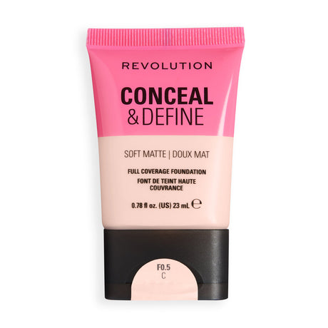 Revolution Conceal and Define Soft Matte Tube Foundation F0.5C-5057566907088-LR-363666-1-LR eShop