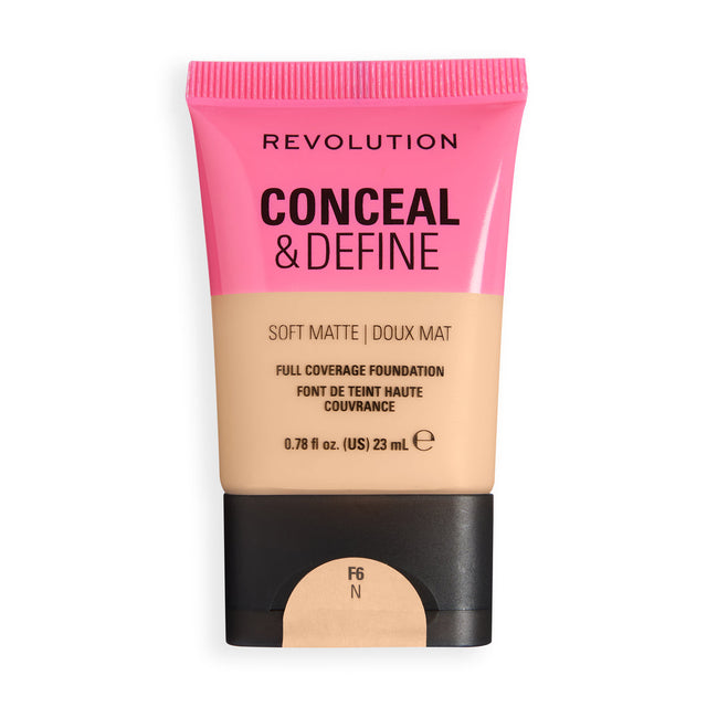 Revolution Conceal and Define Soft Matte Tube Foundation F6N-5057566907156-LR-363670-1-LR eShop