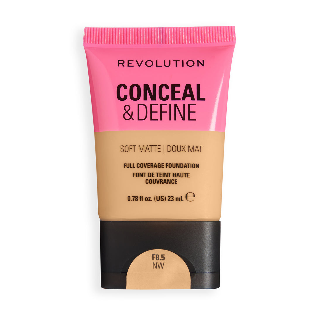 Revolution Conceal and Define Soft Matte Tube Foundation F8.5NW-5057566907231-LR-363673-1-LR eShop