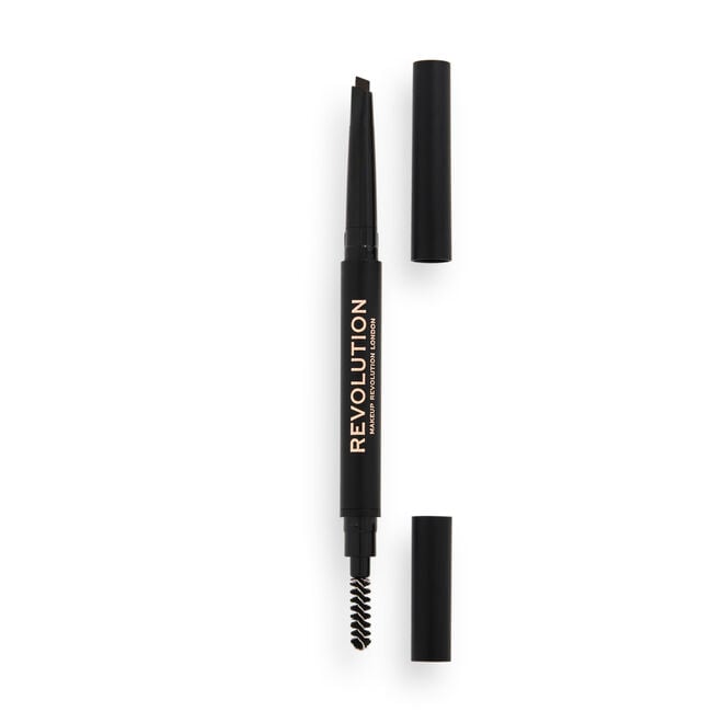 REVOLUTION Duo Brow Definer Pencil - Dark Brown, 0.008 oz-5057566708326-LR-361904-2-LR eShop