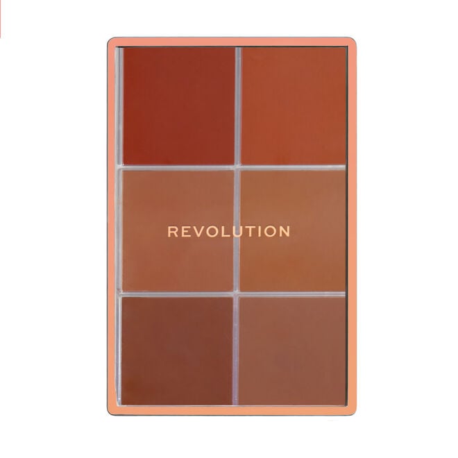 REVOLUTION Everything Base Face Icon Complexion Palette - Dark, 2.04 oz-5057566876841-LR-361999-2-LR eShop
