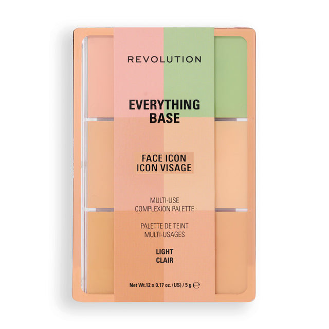 REVOLUTION Everything Base Face Icon Complexion Palette - Light, 2.04 oz-5057566874410-LR-361997-1-LR eShop
