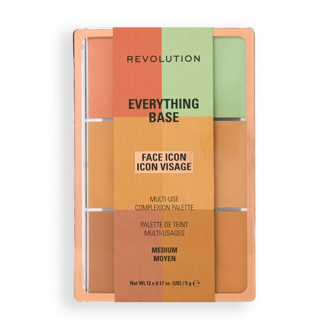 REVOLUTION Everything Base Face Icon Complexion Palette - Medium, 2.04 oz-5057566876834-LR-361998-1-LR eShop