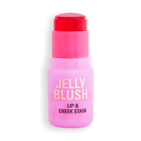 REVOLUTION Jelly Blush Stick Lip and Cheek Stain - Strawberry Pink-5057566857345-LR-361213-1-LR eShop