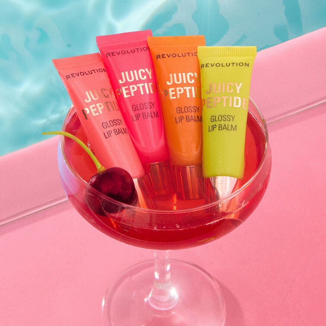 REVOLUTION Juicy Peptide Lip Balm - Shimmer Mai Tai Pink-5057566930468-LR-364939-9-LR eShop