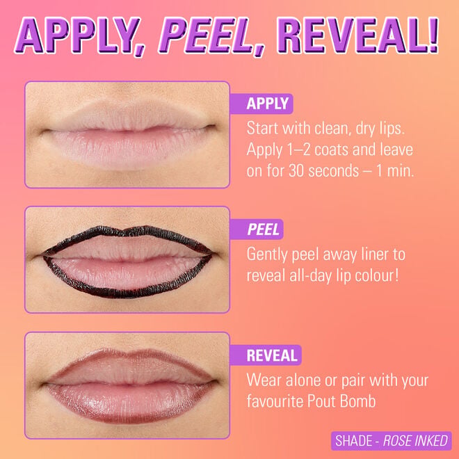 REVOLUTION Lip Shift Ink Peel Off Lipliner Stain - Hunny Kiss, 0.06 oz-5057566869720-LR-361950-7-LR eShop