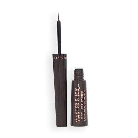 REVOLUTION Master Flick Dip Liquid Eyeliner - Mocha Brown, 0.16 oz-5057566878166-LR-361955-2-LR eShop
