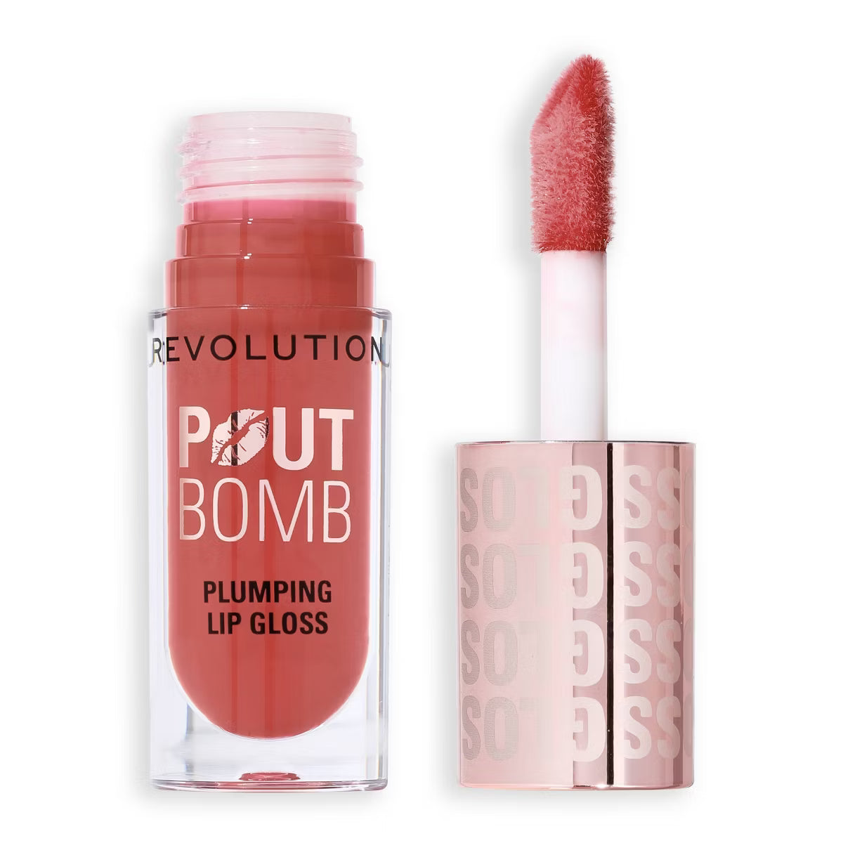 REVOLUTION Pout Bomb Plumping Gloss - Melba Warm Peach-5057566840866-LR-361294-1-LR eShop