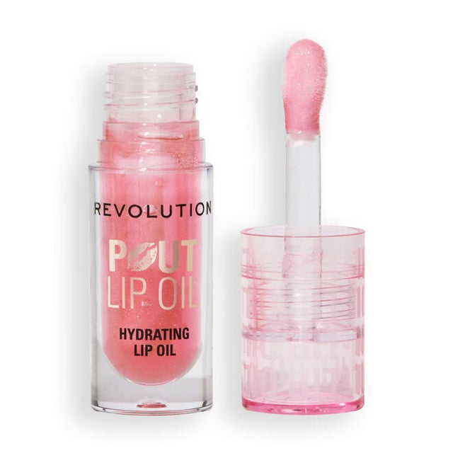 REVOLUTION Pout Lip Oil - Glam Pink Shimmer, 0.13 oz-5057566836616-LR-361912-1-LR eShop