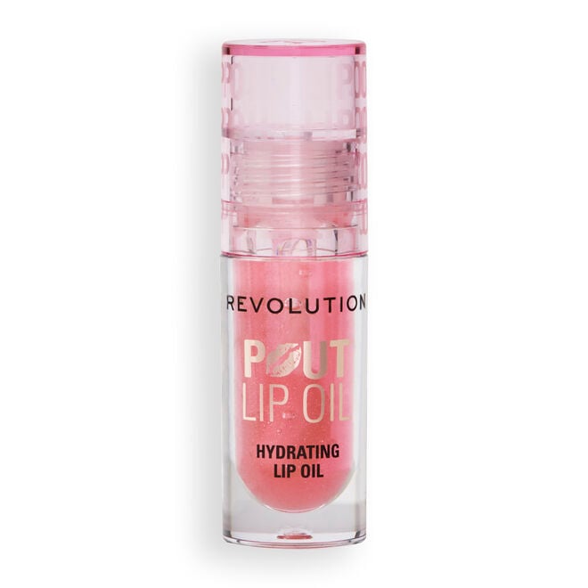 REVOLUTION Pout Lip Oil - Glam Pink Shimmer, 0.13 oz-5057566836616-LR-361912-3-LR eShop