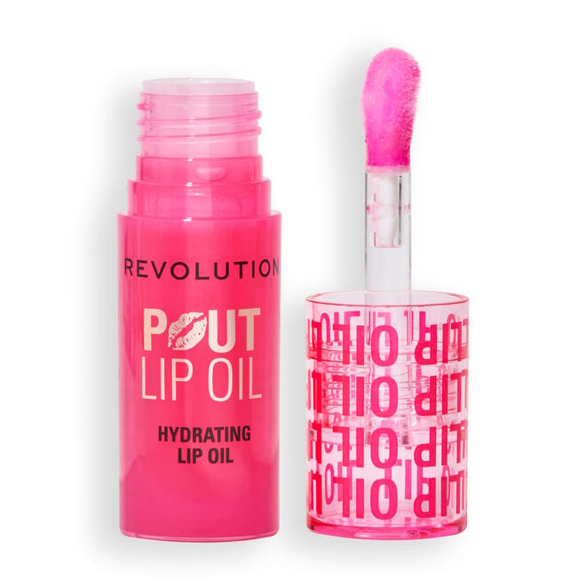 REVOLUTION Pout Lip Oil - Watermelon Pink, 0.13 oz-5057566853347-LR-361940-6-LR eShop