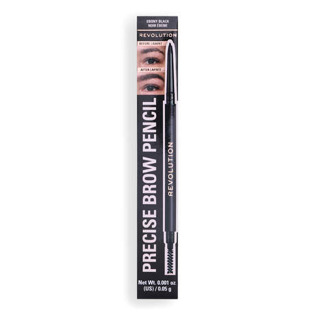 REVOLUTION Precise Brow Pencil - Ebony, 0.001 oz-5057566878760-LR-361956-1-LR eShop