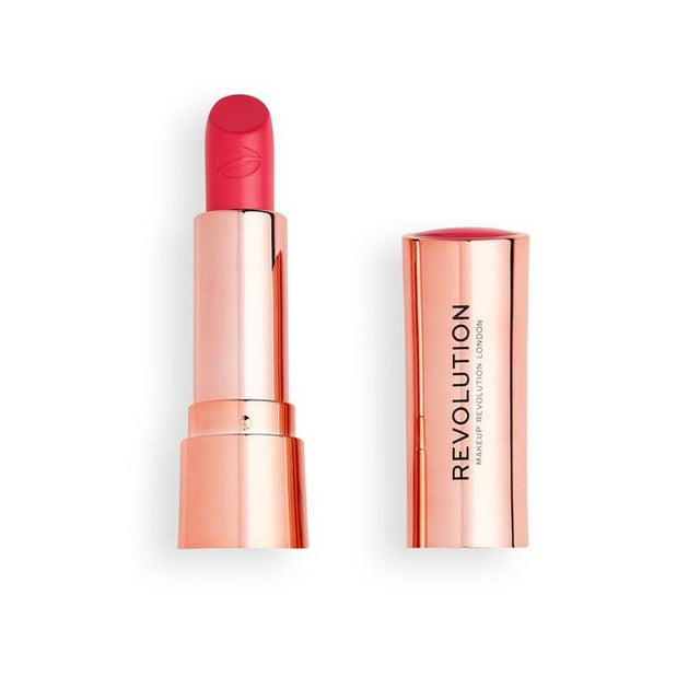 REVOLUTION Satin Kiss Lipstick - Cutie Pink, 0.12 oz-5057566177122-LR-361873-1-LR eShop